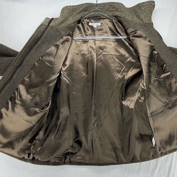 Orvis Jacket Blazer Womens M Herringbone Trim Elbow Patches Equestrian Field - Picture 6 of 9